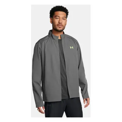 Veste Under Armour Launch pour homme Castlerock / Jet Gris / réfléchissant XL