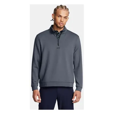 Pull intermédiaire Under Armour Drive pour homme Downpour Gris / Gravel / Noir L