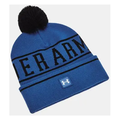 Bonnet à pompon Under Armour Halftime pour homme Tech Bleu / Noir / Blanc TAILLE UNIQUE