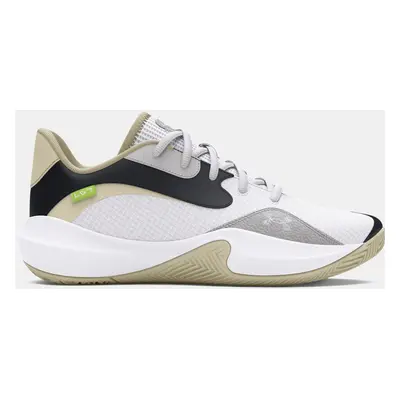 Chaussure de basket basse Under Armour Lockdown 7 unisexe Blanc / Silt / Blanc 44.5