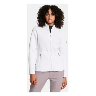 Veste entièrement zippée Under Armour Drive Pro Hybrid pour femme Blanc / Metallique Argent L