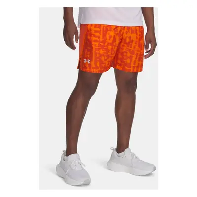 Short Under Armour Launch 18 cm pour homme Solar Orange / réfléchissant L