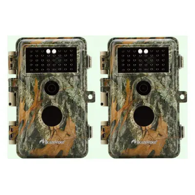 Pack x2 Caméras de Chasse Nocturne Vision 32MP HD 1296P,Détection de Mouvement PIR de 70° No Glo