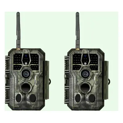 Pack x2 Caméras de Chasse WiFi Bluetooth, 32MP 1296P et Vision Nocturne,0.1S Temps de Déclenchem