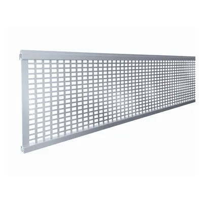 Elément décoratif design en aluminium "grille" (série WoodoTexel)