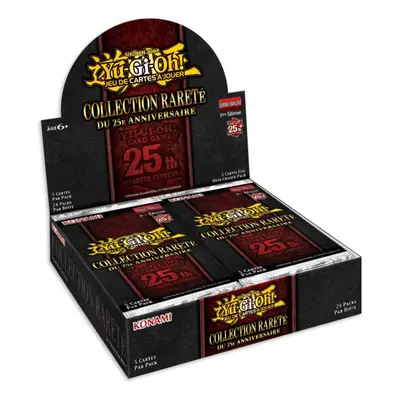 DISPLAY DE 24 BOOSTERS COLLECTION RARETE DU 25EME ANNIVERSAIRE / CARTE YU-GI-OH VF