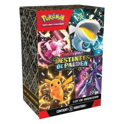 BUNDLE DE 6 BOOSTERS DESTINEES DE PALDEA EV4.5 / CARTE POKEMON VF