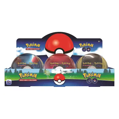 DISPLAY 6 POKEBALL POKEMON GO / CARTE POKEMON VF