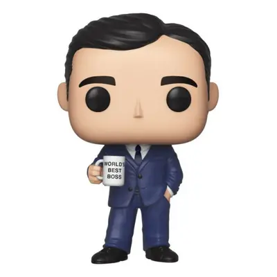 MICHAEL SCOTT AVEC MUG / THE OFFICE / FIGURINE FUNKO POP