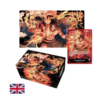 COFFRET ONE PIECE SPECIAL GOODS SET ACE/SABO/LUFFY / CARTE VERSION ANGLAISE