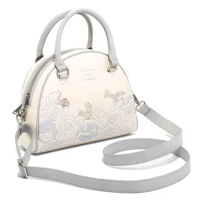 SAC A MAIN ALICE WHITE FLOWER / ALICE AU PAYS DES MERVEILLES / LOUNGEFLY