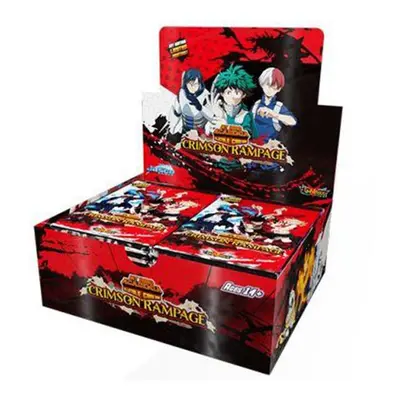 DISPLAY DE 24 BOOSTERS MY HERO ACADEMIA SERIES 2 CRIMSON RAMPAGE / CARTE ANGLAISE