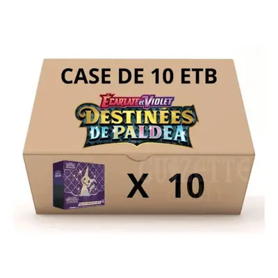 CASE COFFRET DRESSEUR D'ELITE DESTINEES DE PALDEA EV4.5 / CARTE POKEMON VF