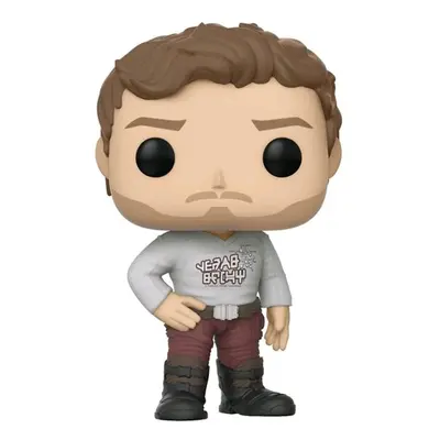 STAR LORD T-SHIRT YEAH BABY / LES GARDIENS DE LA GALAXIE / BOITE ABIMEE / FIGURINE FUNKO POP / E