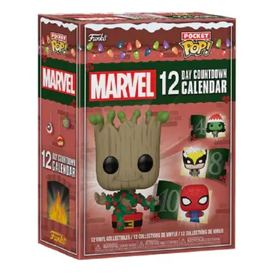 CALENDRIER DE L'AVENT MARVEL 12 JOURS / FIGURINE FUNKO POP