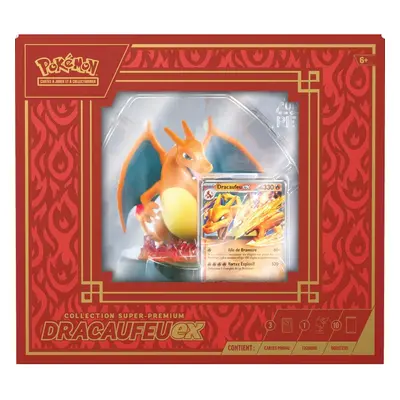 COFFRET DRACAUFEU EX SUPER PREMIUM COLLECTION / CARTE POKEMON VF