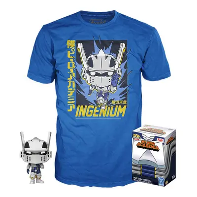 T-SHIRT L AVEC POP TENYA MECH SUIT / MY HERO ACADEMIA / FIGURINE FUNKO POP