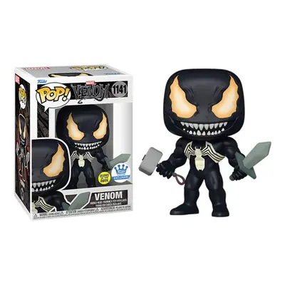 VENOM WITH MJOLNIR / VENOM / FIGURINE FUNKO POP / EXCLUSIVE FUNKO SHOP / GITD