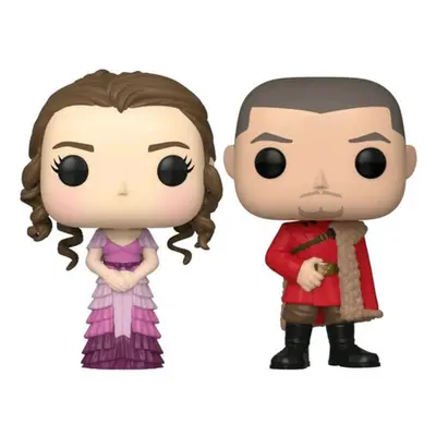 2 PACK HERMIONE YULE ET VIKTOR KRUM / HARRY POTTER / FIGURINE FUNKO POP / EXCLUSIVE SPECIAL EDIT