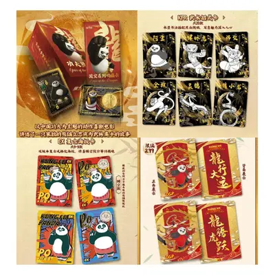 DISPLAY 10 BOOSTERS KUNG FU PANDA YEAR OF THE DRAGON / CARD FUN / CARTE CHINOISE