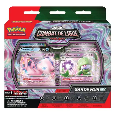 DECK DE COMBAT DE LIGUE GARDEVOIR EX / CARTE POKEMON VF