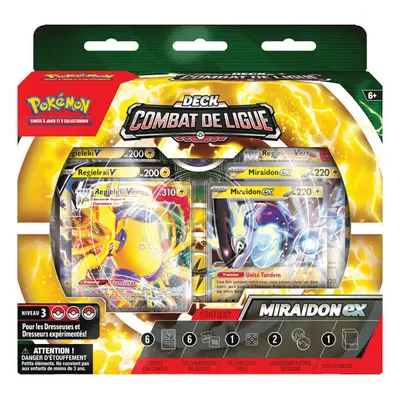 DECK COMBAT DE LIGUE MIRAIDON EX / CARTE POKEMON VF