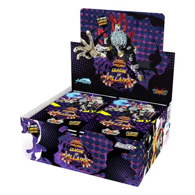 DISPLAY DE 24 BOOSTERS MY HERO ACADEMIA SERIES 4 LEAGUE OF VILLAINS / CARTE ANGLAISE