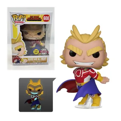 SILVER AGE ALL MIGHT / MY HERO ACADEMIA / FIGURINE FUNKO POP / EXCLUSIVE SPECIAL EDITION / GITD