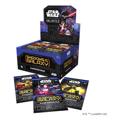 DISPLAY DE 24 BOOSTERS STAR WARS UNLIMITED SHADOWS OF THE GALAXY / CARTE ANGLAISE