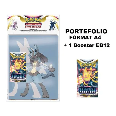 ALBUM POKEMON AVEC BOOSTER TEMPETE ARGENTEE / CARTE POKEMON VF