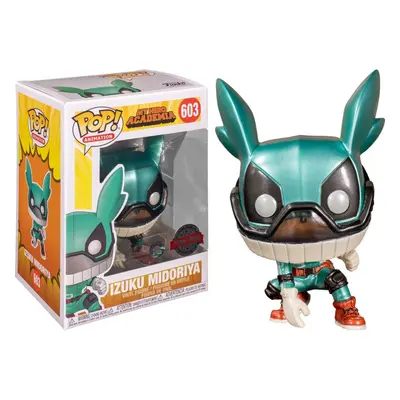 DEKU WITH HELMET METALLIC / MY HERO ACADEMIA / FIGURINE FUNKO POP / EXCLUSIVE SPECIAL EDITION