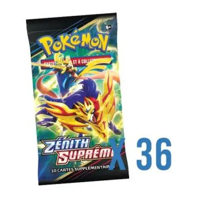 LOT DE 36 BOOSTERS ZENITH SUPREME SORTIE DE COFFRETS ABIMEES / CARTE POKEMON VF