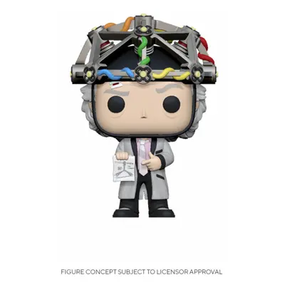 DOC EMMET BROWN AVEC CASQUE / RETOUR VERS LE FUTUR / FIGURINE FUNKO POP