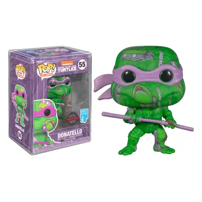 DONATELLO ARTIST WITH POP PROTECTOR / LES TORTUES NINJA / FIGURINE FUNKO POP / EXCLUSIVE SPECIAL