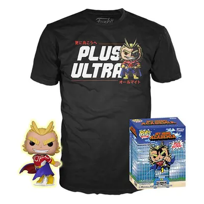 T-SHIRT XL AVEC POP ALL MIGHT / MY HERO ACADEMIA / FIGURINE FUNKO POP