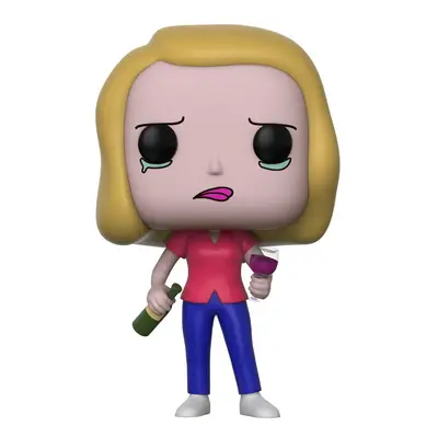 BETH AVEC UN VERRE DE VIN / RICK ET MORTY / FIGURINE FUNKO POP