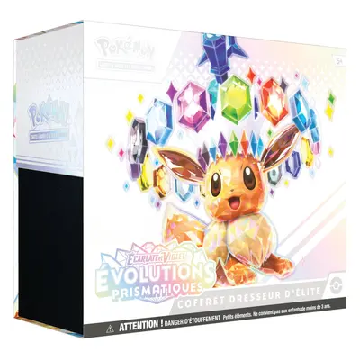 COFFRET DRESSEUR D'ELITE EVOLUTIONS PRISMATIQUES EV8.5 / CARTE POKEMON VF