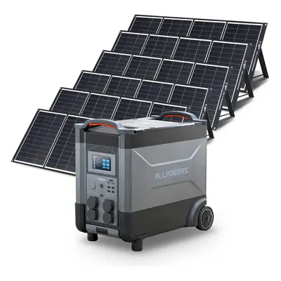 ALLPOWERS G¨¦n¨¦rateur Solaire 4000W (R4000 + SP035 200W Panneau Solaire) R4000+6PCS SP035 Panne