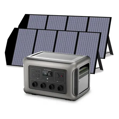 ALLPOWERS G¨¦n¨¦rateur Solaire 3500W (R3500 + SP029 140W Panneau Solaire) R3500+2PCS SP029 Panne