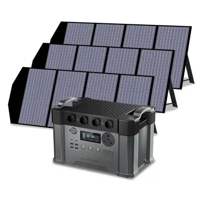 ALLPOWERS G¨¦n¨¦rateur Solaire 2400W (S2000 Pro + SP029 Panneau Solaire 140W) S2000 Pro+3PCS SP0