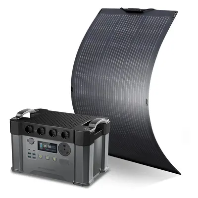 ALLPOWERS G¨¦n¨¦rateur Solaire 2400W (S2000 Pro + SF100 Panneau Solaire Flexible 100W) S2000 Pro