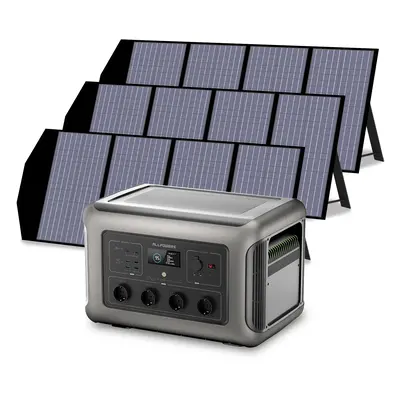 ALLPOWERS G¨¦n¨¦rateur Solaire 3500W (R3500 + SP029 140W Panneau Solaire) R3500+3PCS SP029 Panne