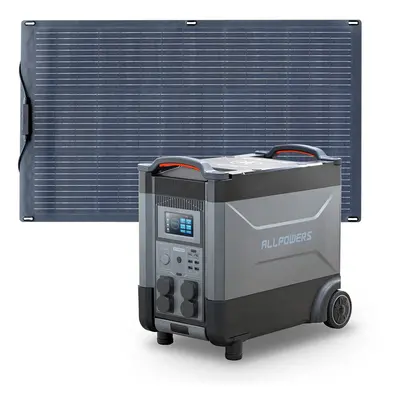 ALLPOWERS G¨¦n¨¦rateur Solaire 4000W (R4000 + SF100 100W Panneau Solaire Flexible) R4000 + SF100