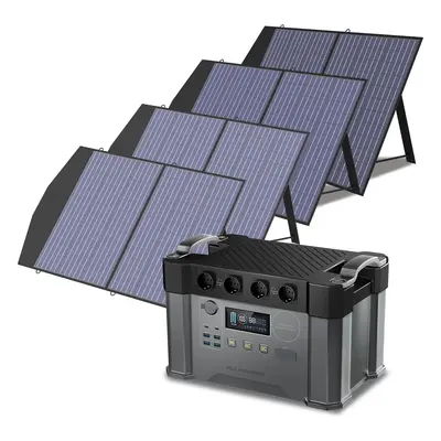 ALLPOWERS G¨¦n¨¦rateur Solaire 2000W (S2000 + SP027 Panneau Solaire 100W) S2000 +4pcs SP027 Pann