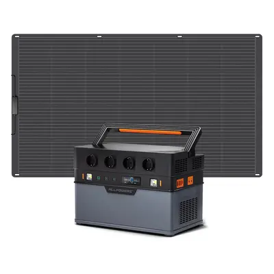 ALLPOWERS G¨¦n¨¦rateur Solaire 1500W (S1500 + SF200 Panneau Solaire Flexible 200W)