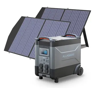 ALLPOWERS G¨¦n¨¦rateur Solaire 4000W (R4000 + SP027 100W Panneau Solaire) R4000 + SP027 Panneau 