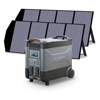 ALLPOWERS G¨¦n¨¦rateur Solaire 4000W (R4000 + SP029 140W Panneau Solaire) R4000+2PCS SP029 Panne