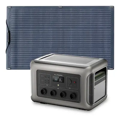 ALLPOWERS G¨¦n¨¦rateur Solaire 3500W (R3500 + SF100 100W Panneau Solaire Flexible) R3500+ SF100 