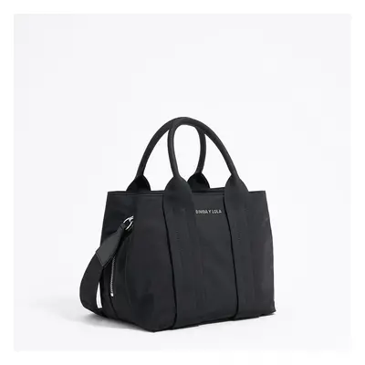 Sac à main moyen nylon noir