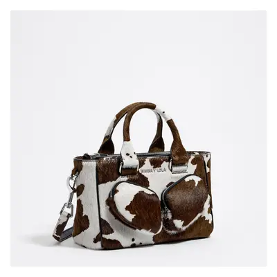 Sac cabas Pocket moyen cuir print Vache